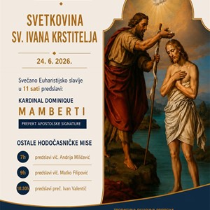 Proslava svetkovine sv. Ivana Krstitelja u Župi sv. Ivana Krstitelja, Zagreb-Nova ves